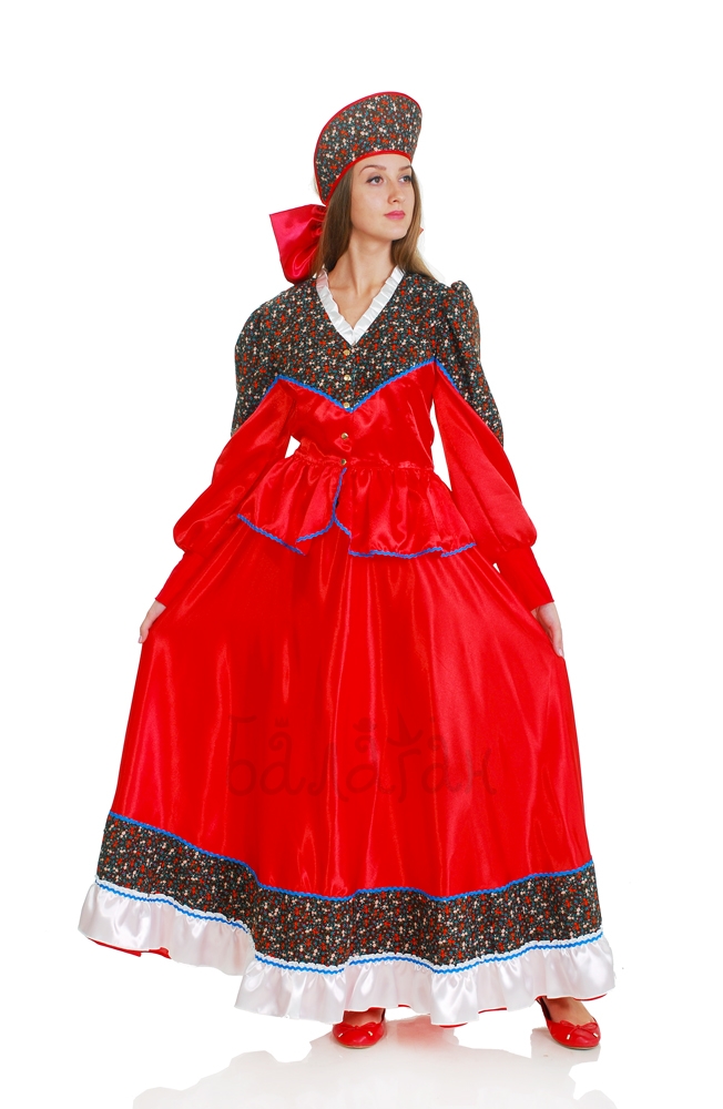 Quadrille Donskoy square dance costume for woman