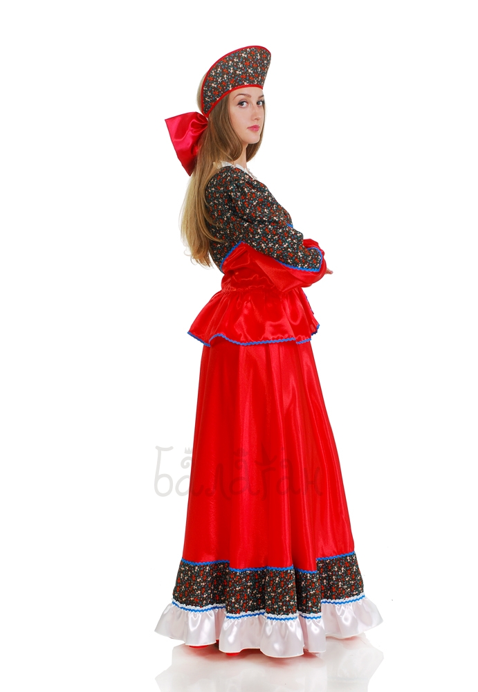 Quadrille Donskoy square dance costume for woman
