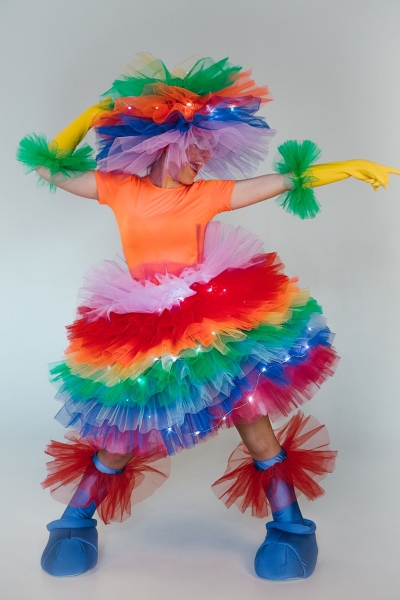  Costume fieka luminous multi-colored