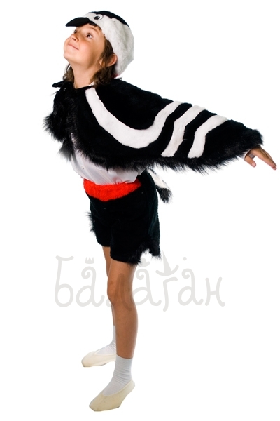 Woodpecker birds collection costume for a little boy 