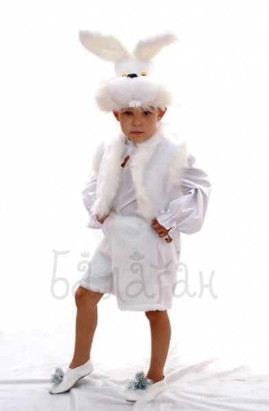 Hare animals collection costume for a little boy