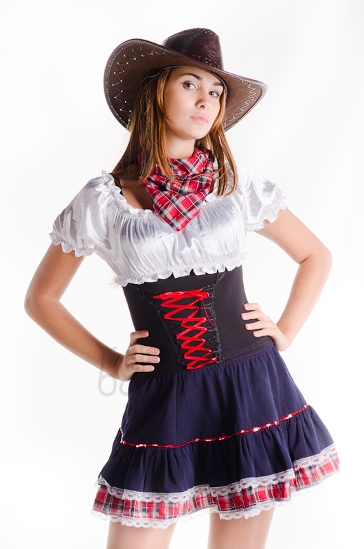 Cheerful Cowboy costume for woman 