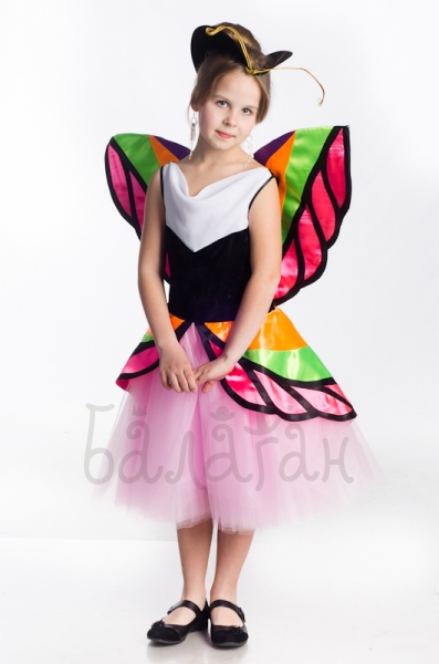 Little butterfly short dress for little girl