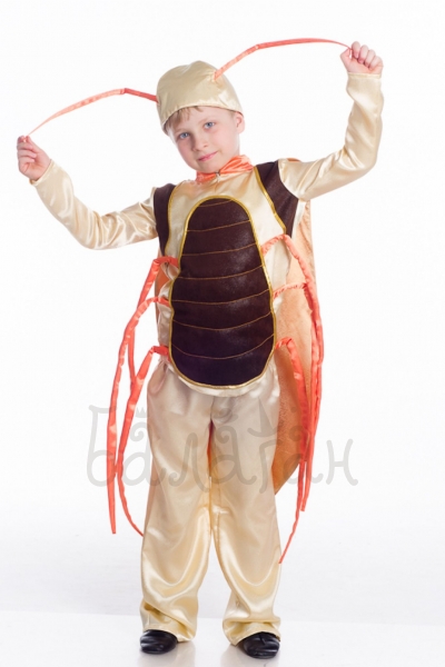 Funny cockroach costume for a little boy 