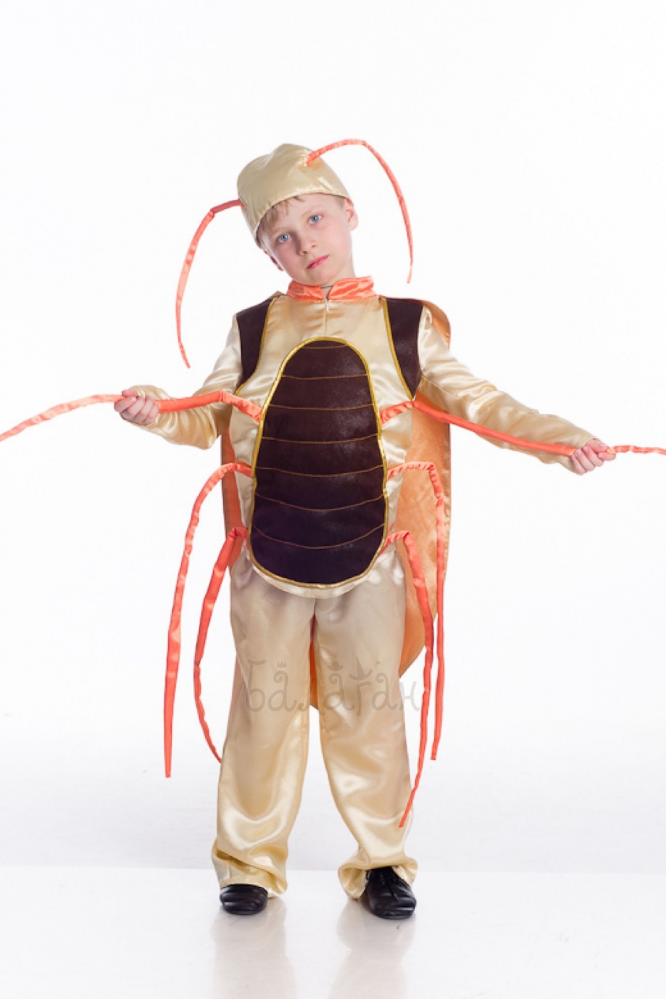 Funny cockroach costume for a little boy 