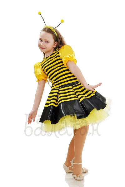 Little bee Yellow and black with Ballet tutu costume for little girl