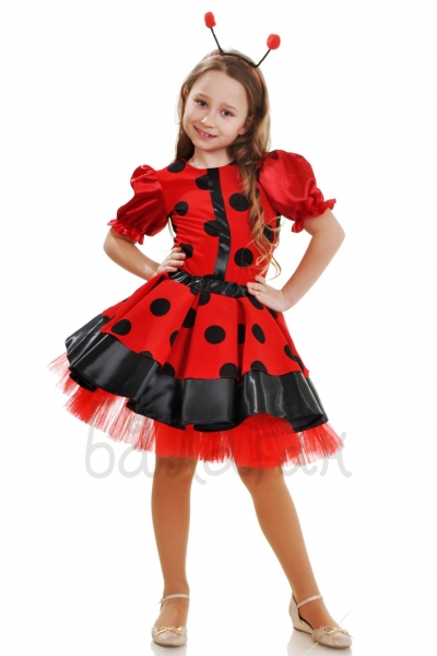  Ladybug insect collection costume for little girl with ballet tutu