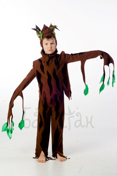Little Green tree costume for little boy 