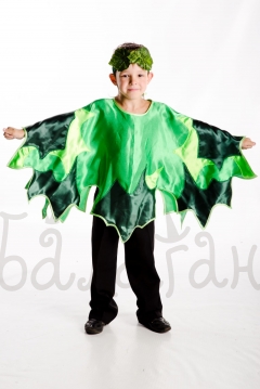 Green leaf Plant Collection costume for little boy