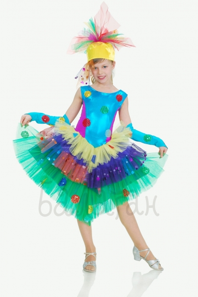 Christmas twinkle New Year slapstick costume little girls