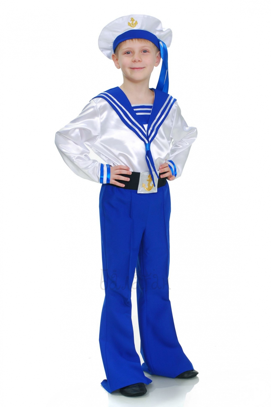 Sailor boy striped kids costume for little boy