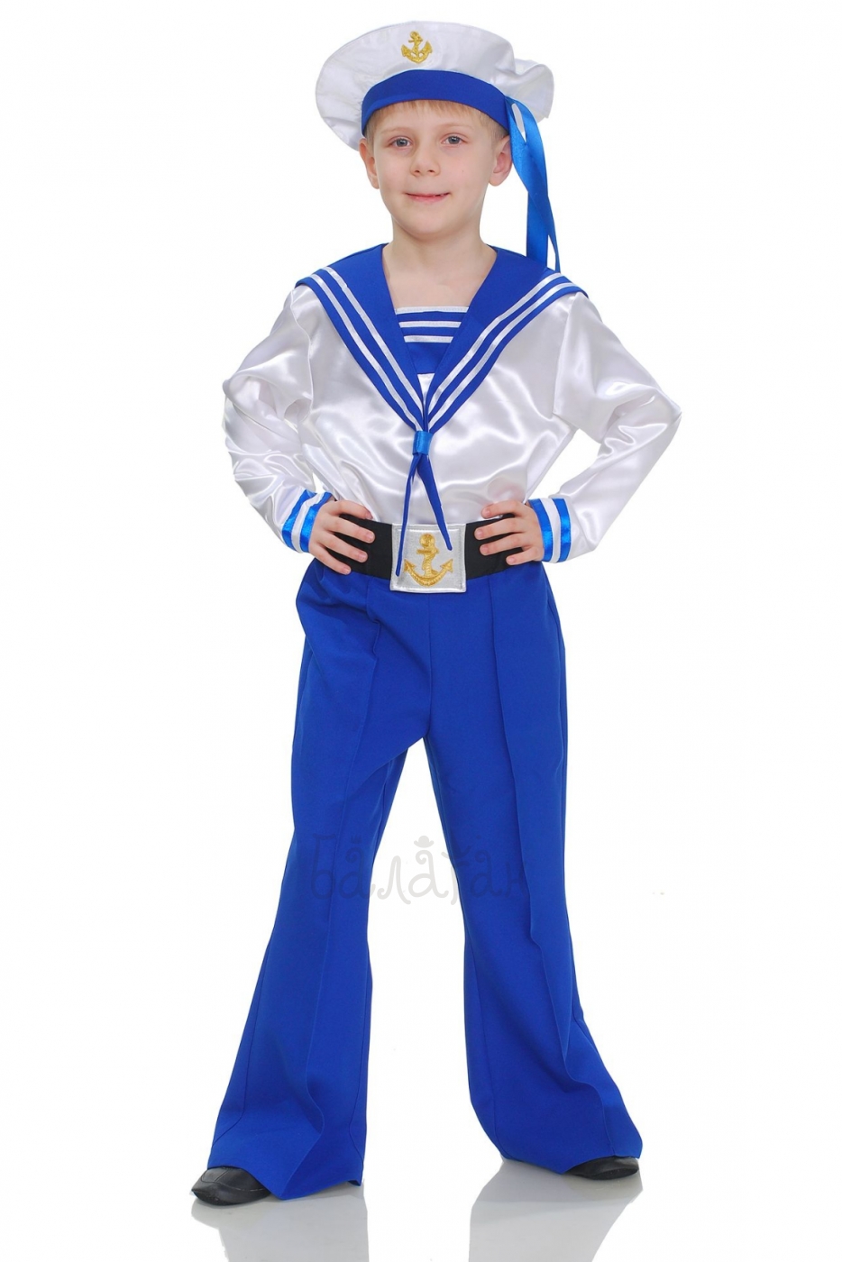 Sailor boy striped kids costume for little boy