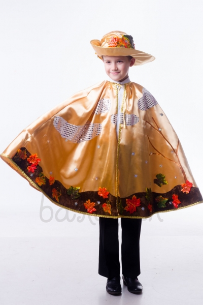 November Autumn Month costume for a little boy