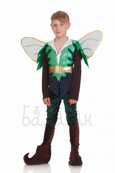 Forest elf rich Bandit costume for little boy 
