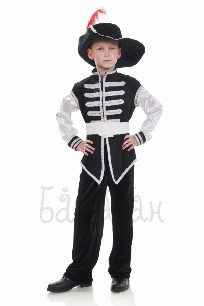 Pirate Filibuster costume for little boy