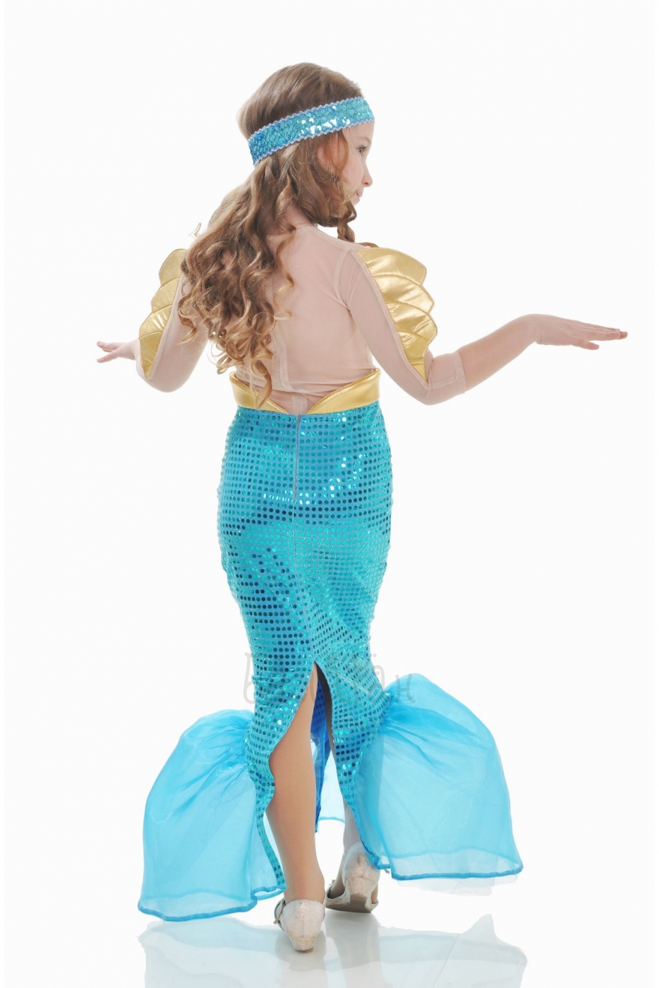 Mermaid Disney style costume for little girl 