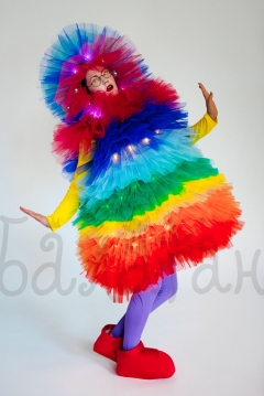 Costume Fieka rainbow glowing