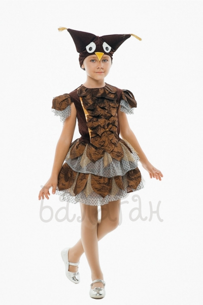 Forest Owl little girls costume