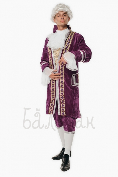 Mozart musician costume for man