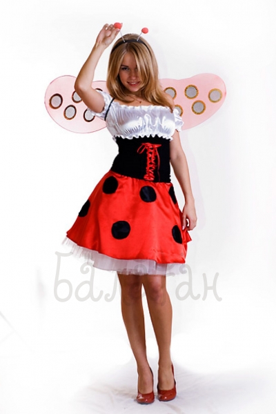 Ladybug sexy style costume for woman 