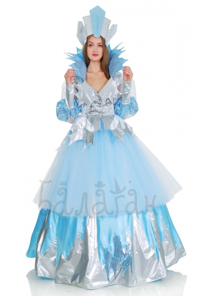 The Snow Queen winter style costume for woman