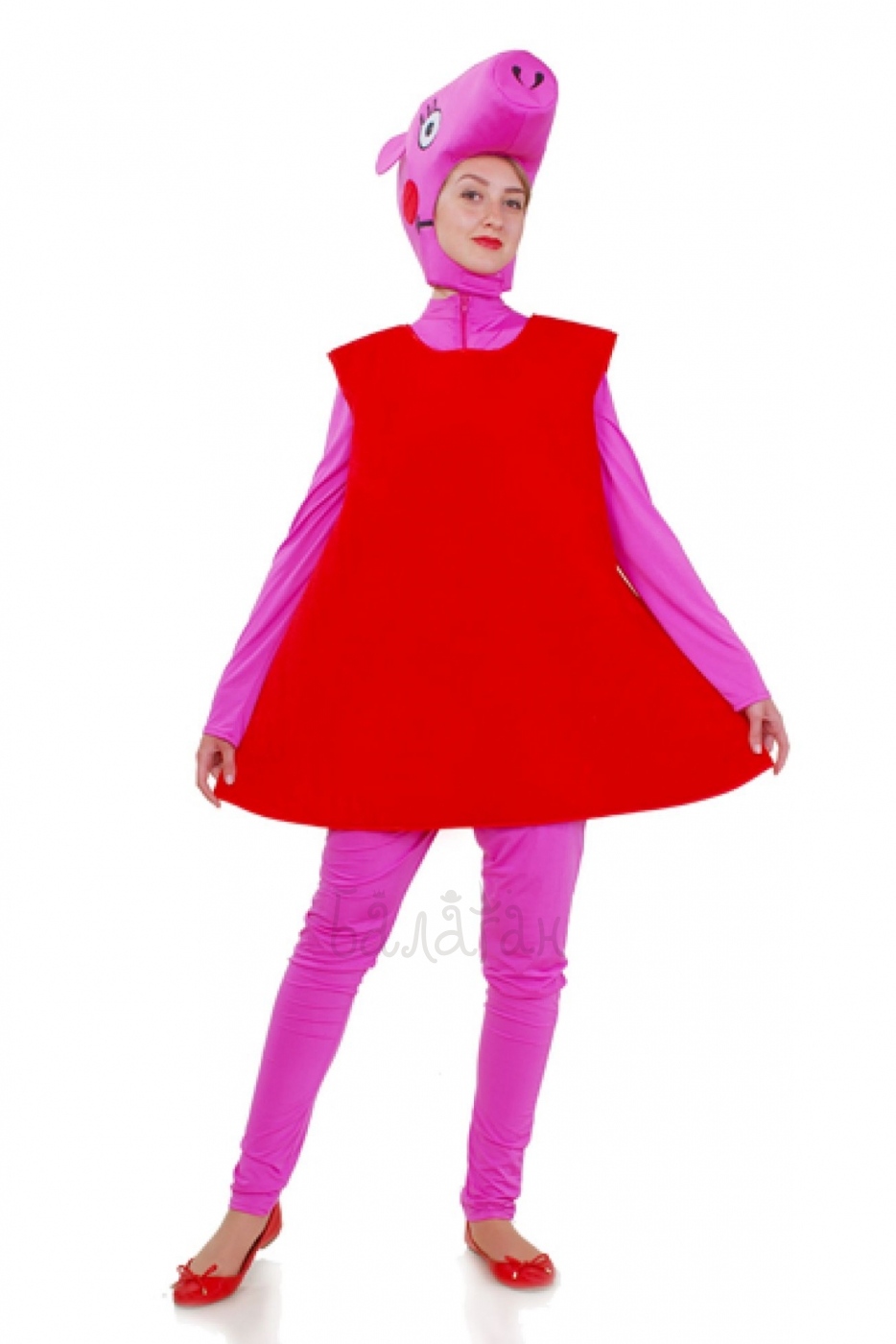 Peppa Pig fancy dress costume for woman 