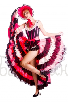 Can-can dance sexy style costume for woman