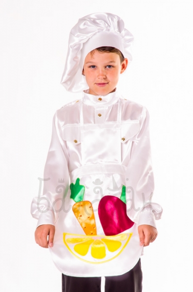 Little Cook profession costume for little boy
