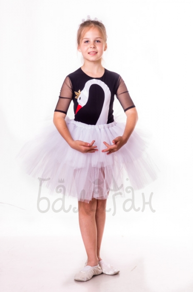  Little swan costume dress for little girl 